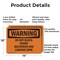 Signmission Do Not Block Doors Deliveries And Loading Zone OSHA Warning Sign, Aluminum, 14in W x 10in L, 2PK OS-2PACK-WS-A-1014-L-12046 - alternate 4